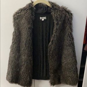 Faux fur vest